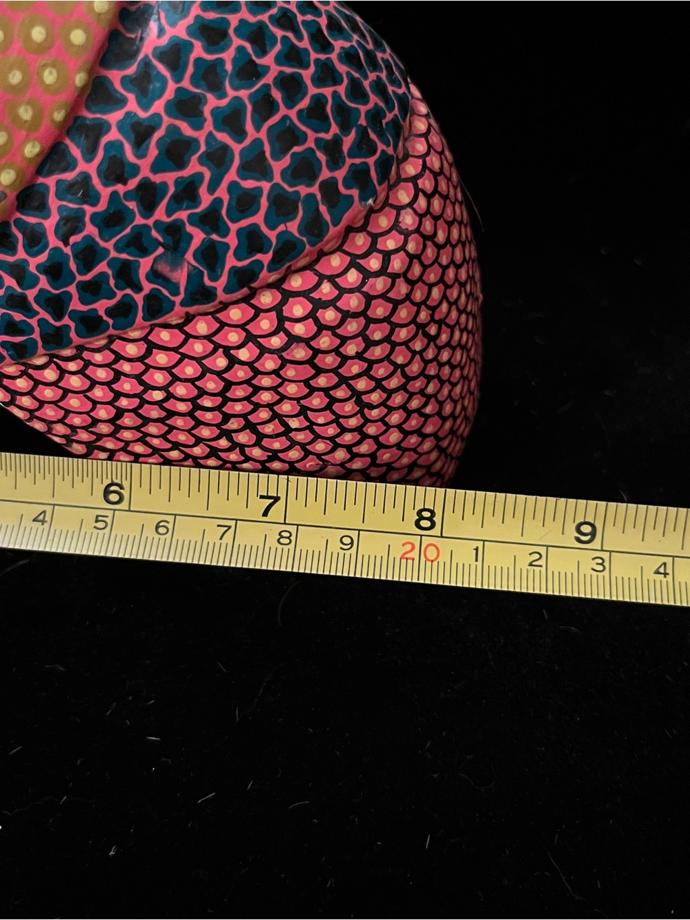 Handcrafted Oaxacan Wood Armadillo Alebrije Pink Signed R. Hernandez No Tail - Picture 9 of 10
